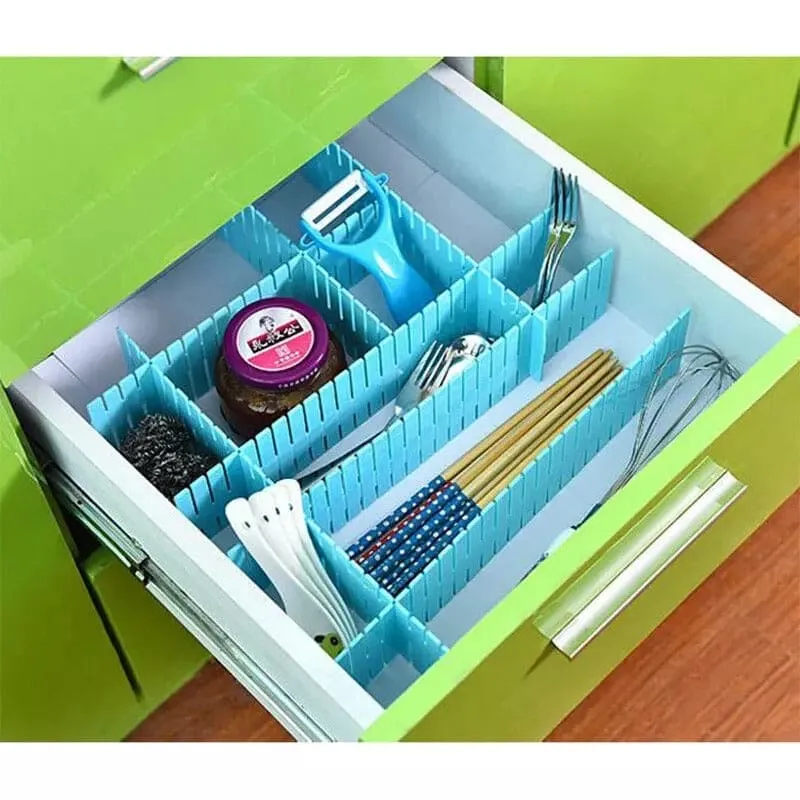 1 Pair Drawer Divider, Multipurpose Drawer Organizer, Storage Compartment Box