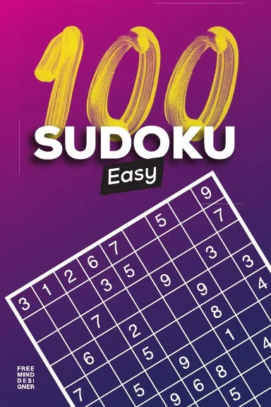 100 Sudoku for beginner | Easy Sudoku activity book | Easy Sudoku brain training game for Children's or parents | Best travel companion book