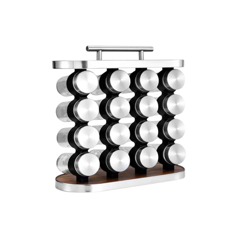 16 Bottle Kitchen Spice Rack With Handle