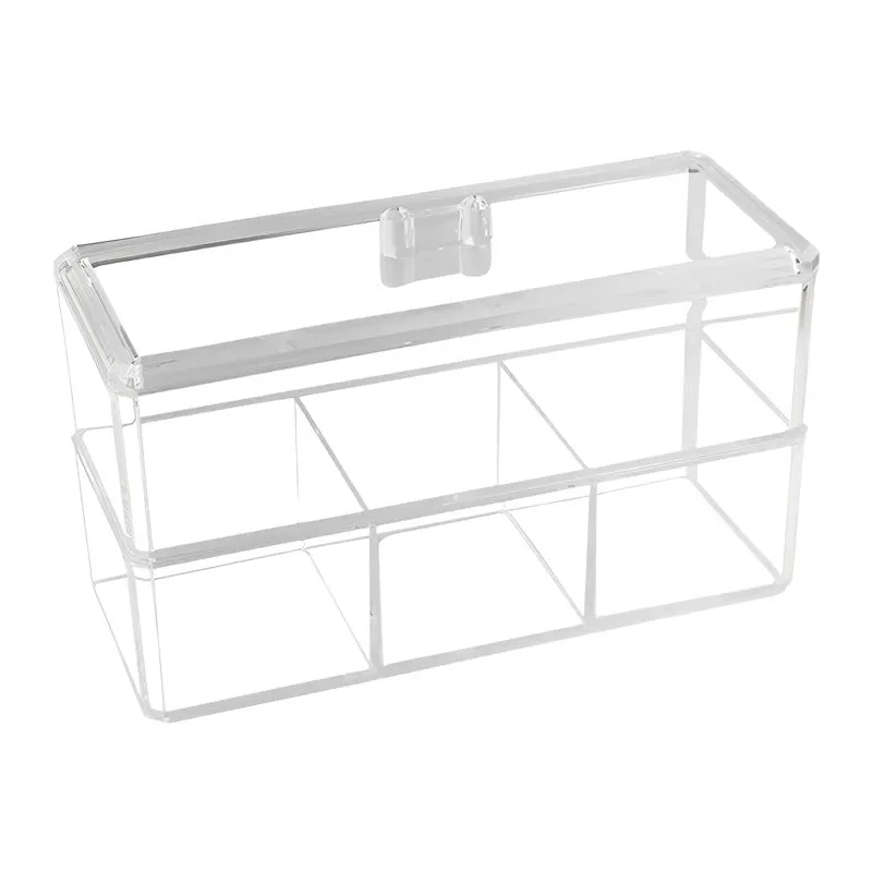 2-Piece Stackable Makeup Cosmetic Organizer -8036