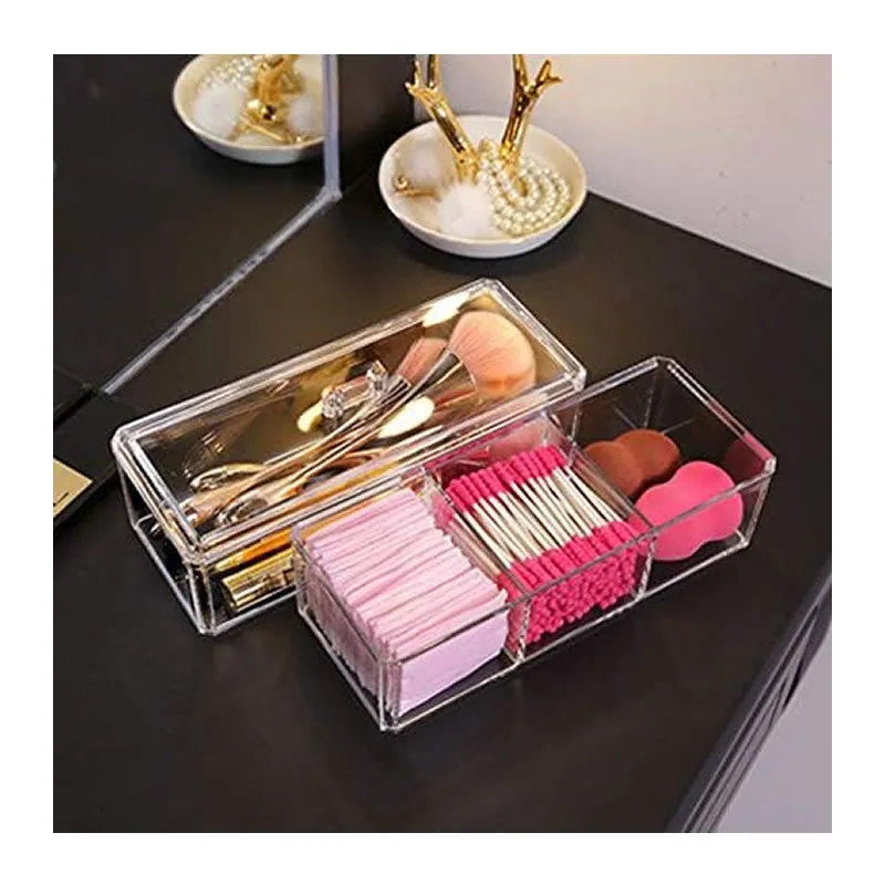 2-Piece Stackable Makeup Cosmetic Organizer -8036