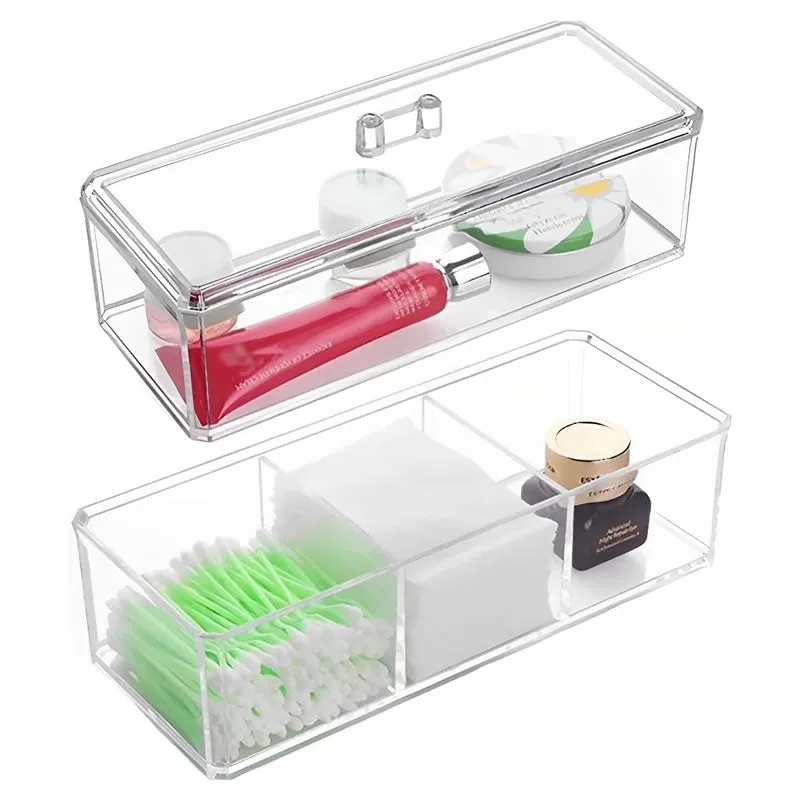 2-Piece Stackable Makeup Cosmetic Organizer -8036