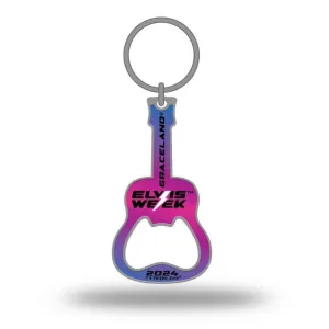 2024 Elvis Week Guitar Bottle Opener Key Ring