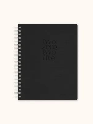 2025 Midnight Black Baxter Planner