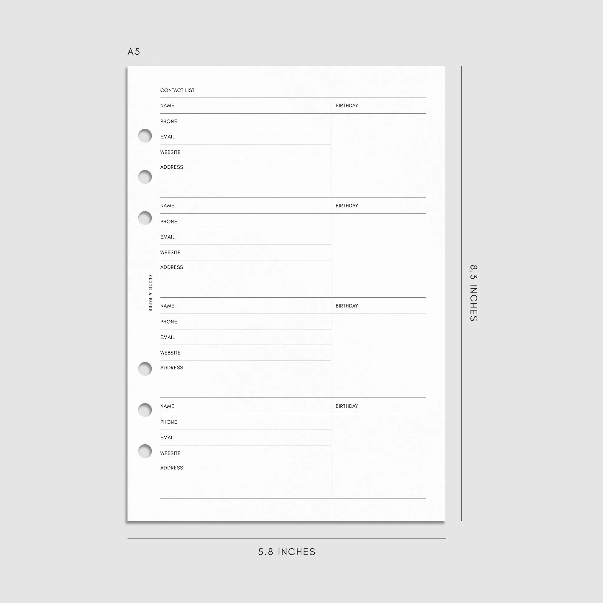 2025 Planner Bundle | Weekly Schedule | Monday Start