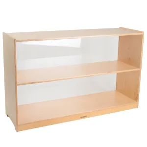 30" Baltic Birch Shelf with Plexi Glass Back | Eco-Friendly Classroom Storage