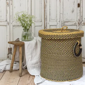 Accra Lidded Laundry Basket Large 50cm