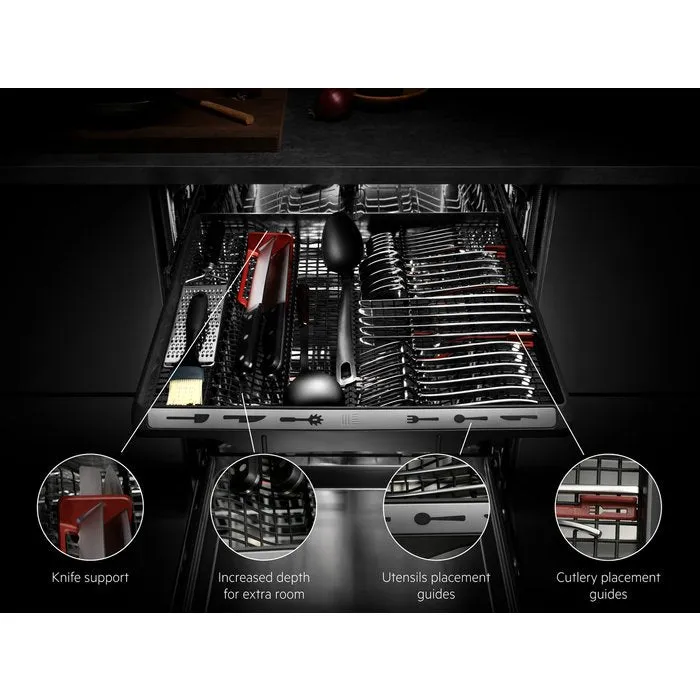 AEG FSK76738P Fully Integrated 60 cm Dishwasher 14 place - Black