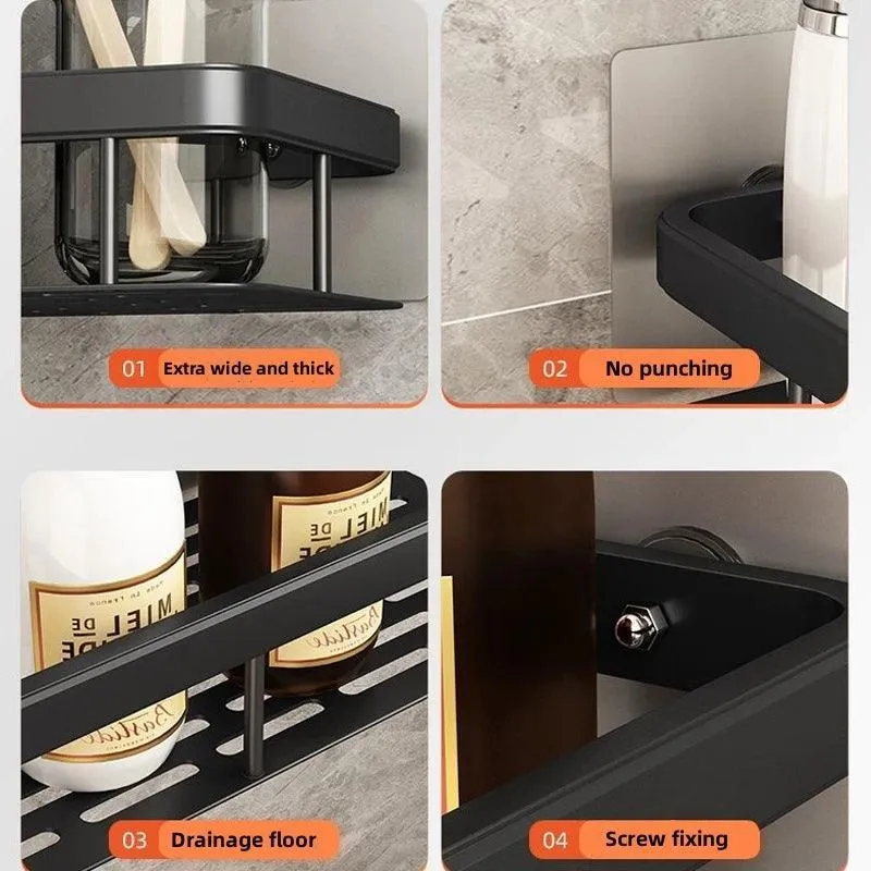 Aluminum Sink Organizer: Stylish Space-Saving Solution