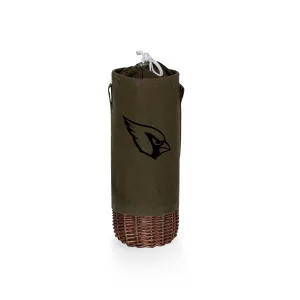 Arizona Cardinals - Malbec Insulated Canvas and Willow Wine Bottle Basket