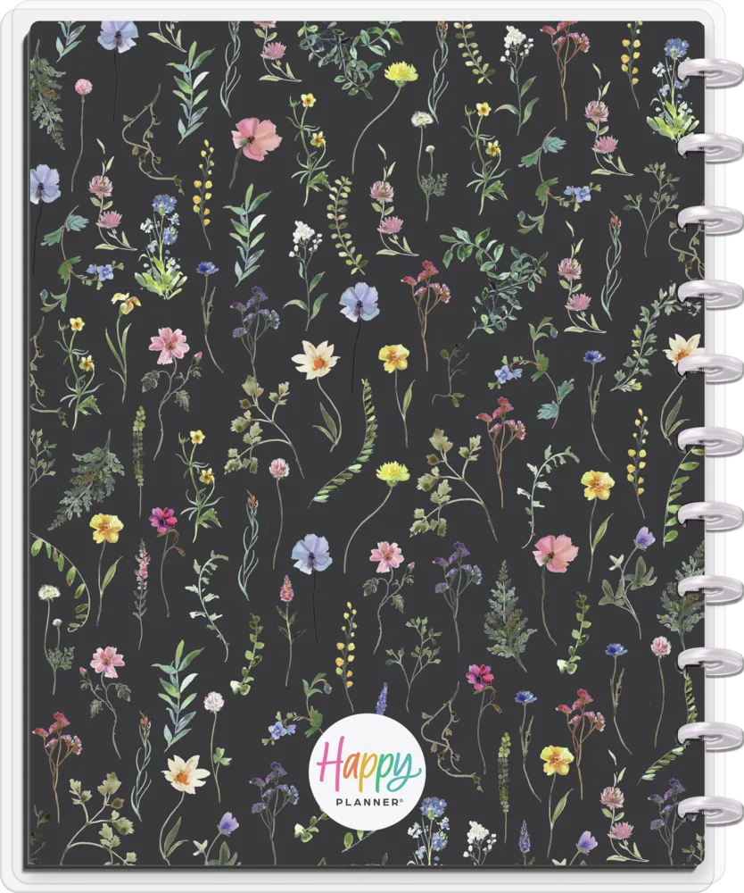 Blooming Elegance Wedding - Dotted Lined Big Notebook - 60 Sheets