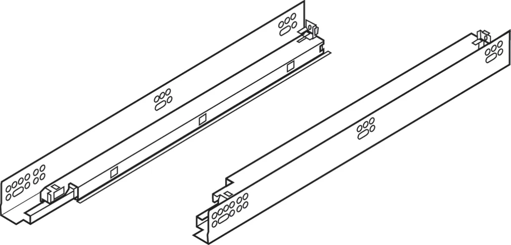 BLUM 563H | Undermount Drawer Slides | Soft Close