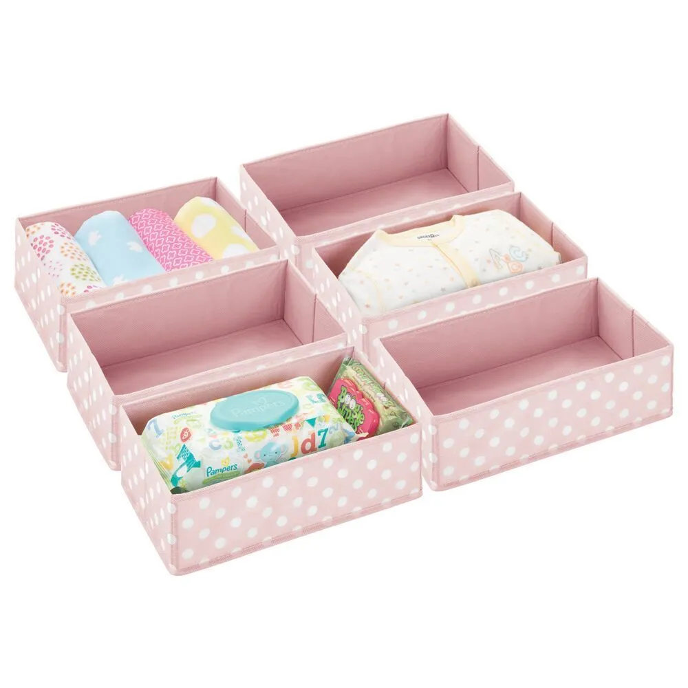 BlushBees® Kids Fabric Dresser Drawer/Closet Storage Organizer Bin, 6 Pc Pack