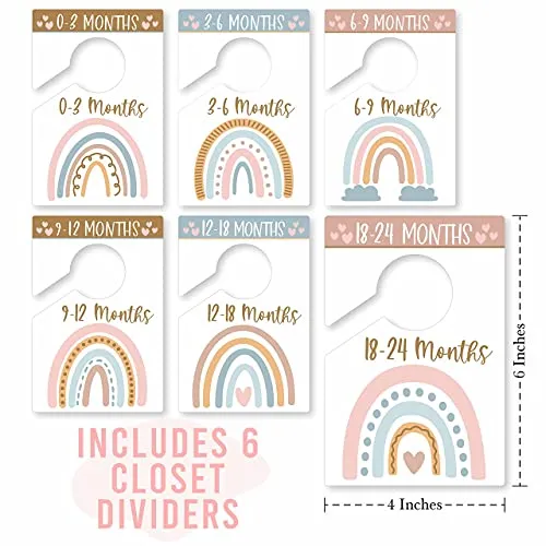 Boho Baby Closet Dividers