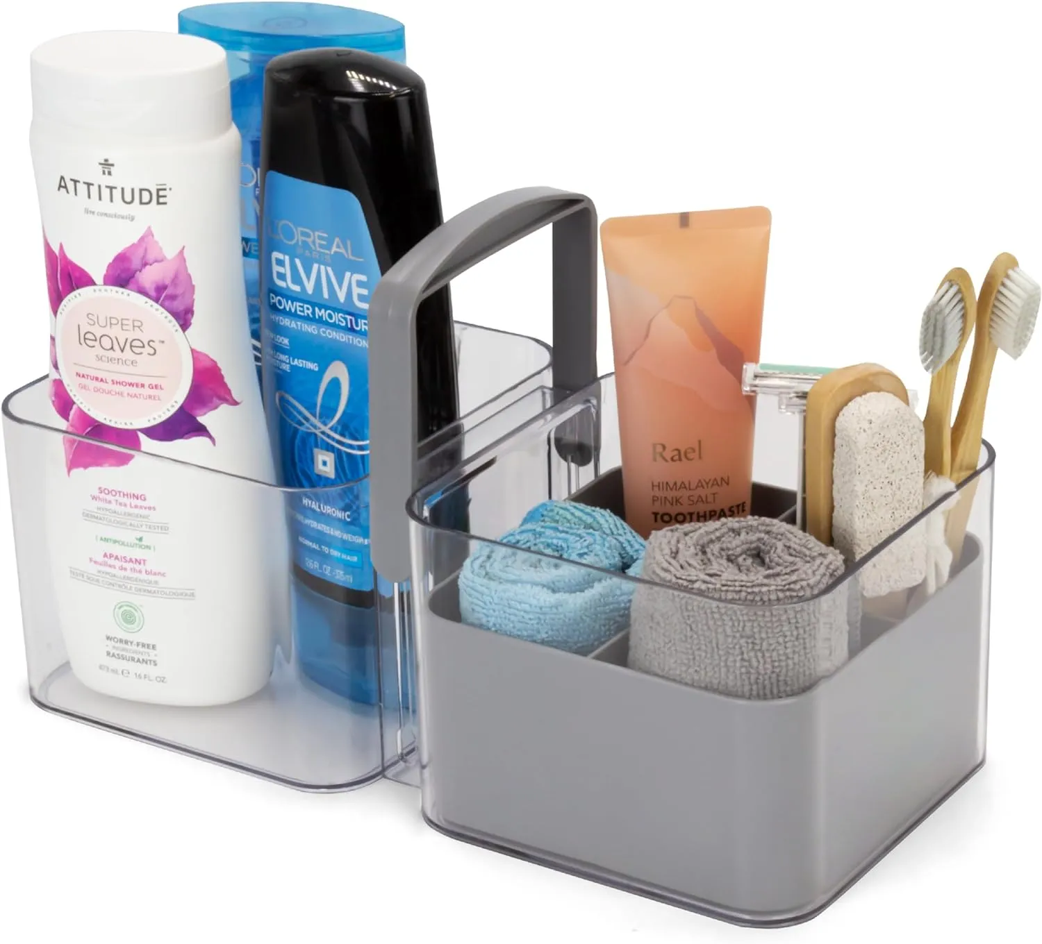 Brookstone Portable Shower Caddy with Handle