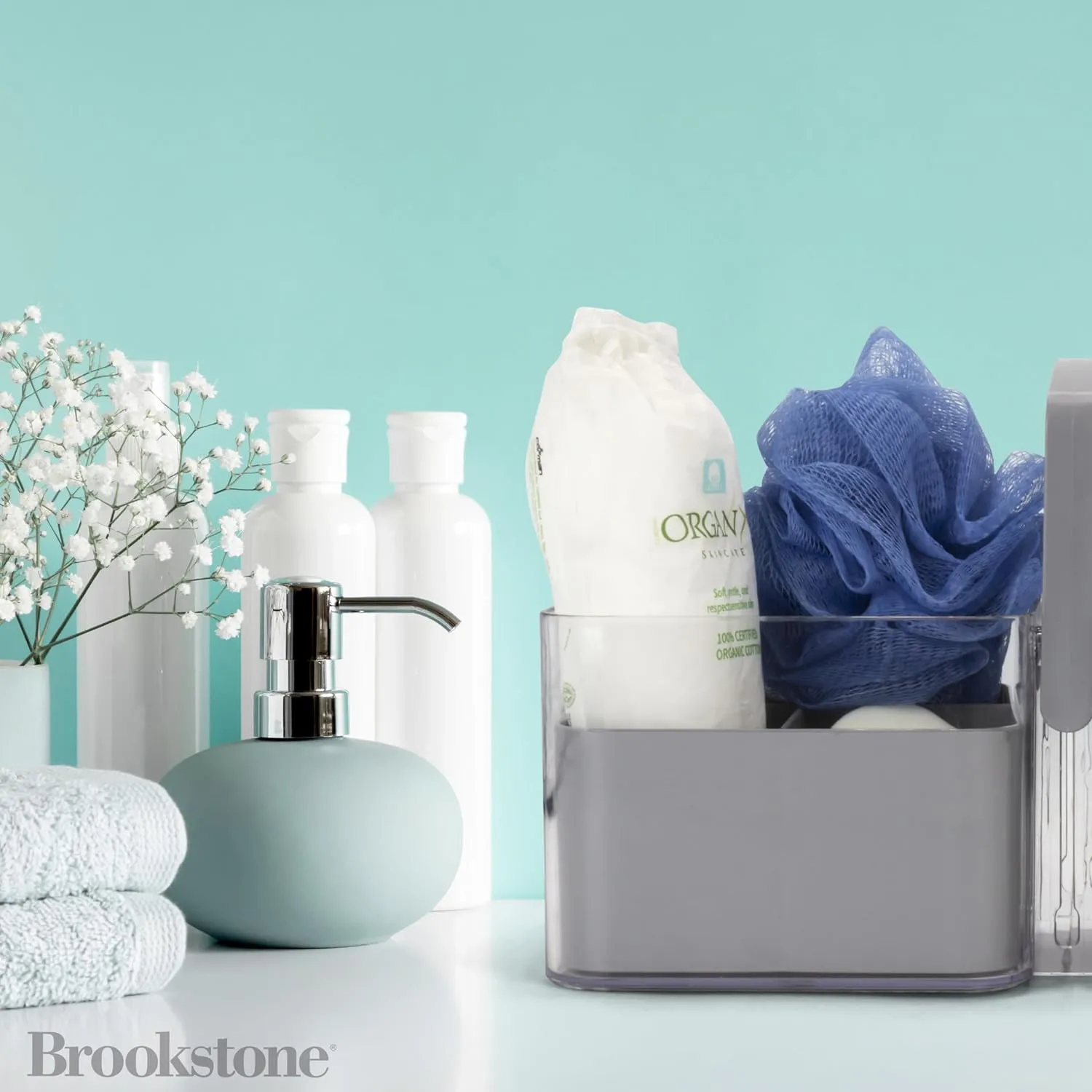 Brookstone Portable Shower Caddy with Handle