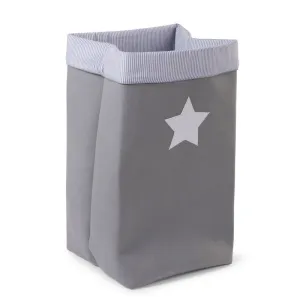 Childhome Box Canvas Foldable 32x32x60 Grey Stripes