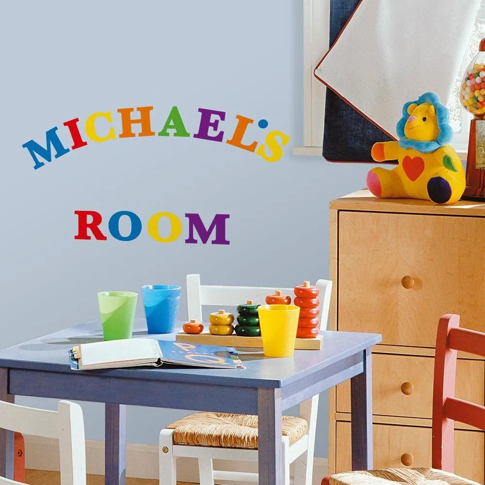 Colorful Alphabet Wall Decals