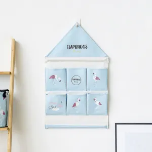 Creative Flamingo Household Wall-Mounted Storage Bag