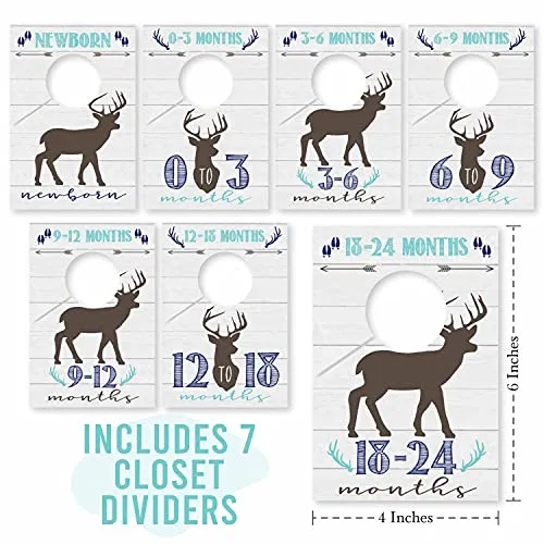 Deer Baby Closet Dividers