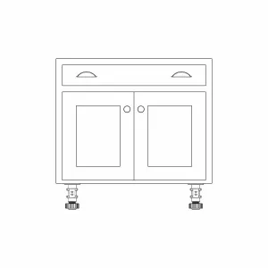 Double Drawerline Base Cabinet