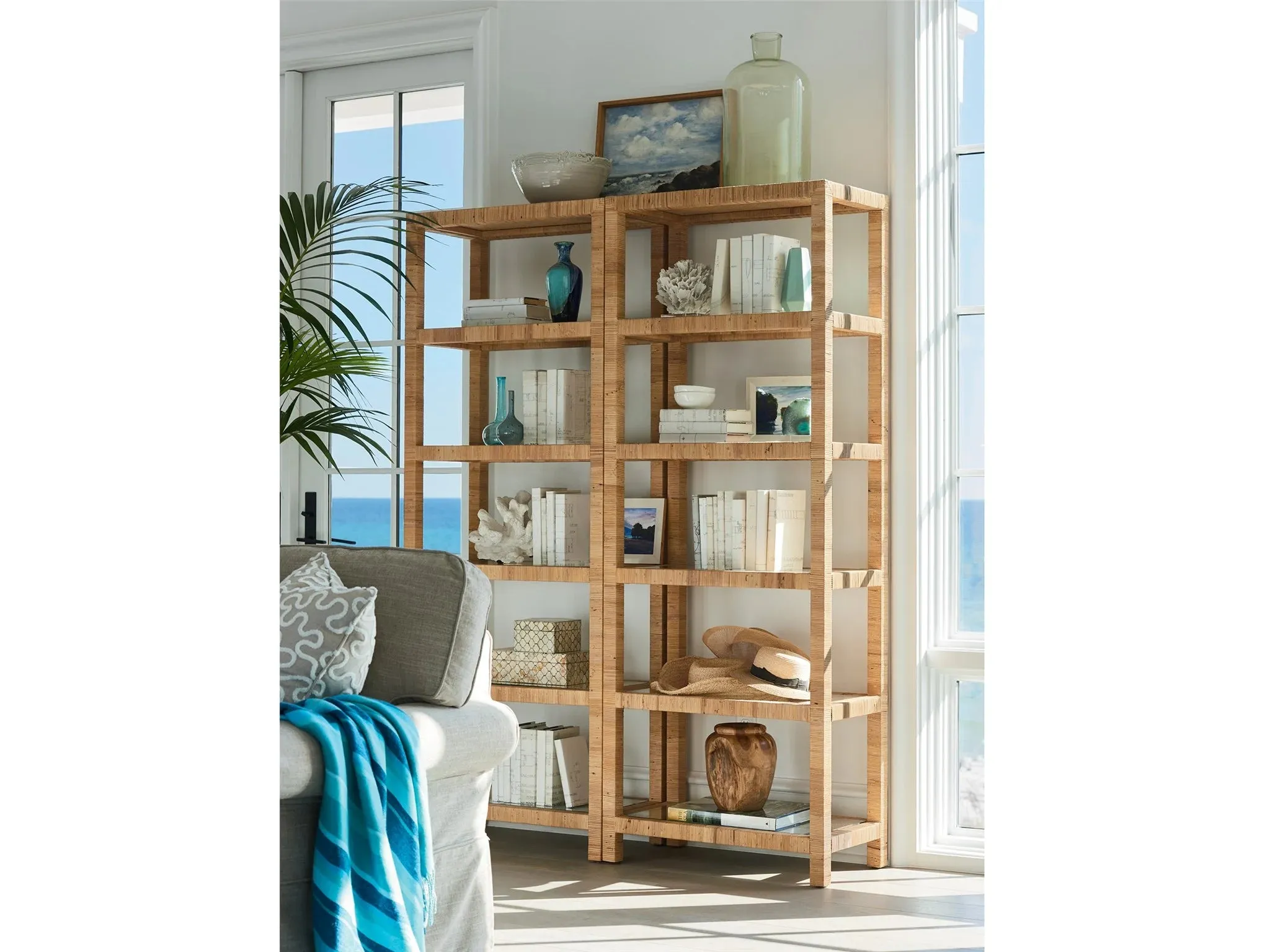 Escape Rattan Wrapped Bookcase