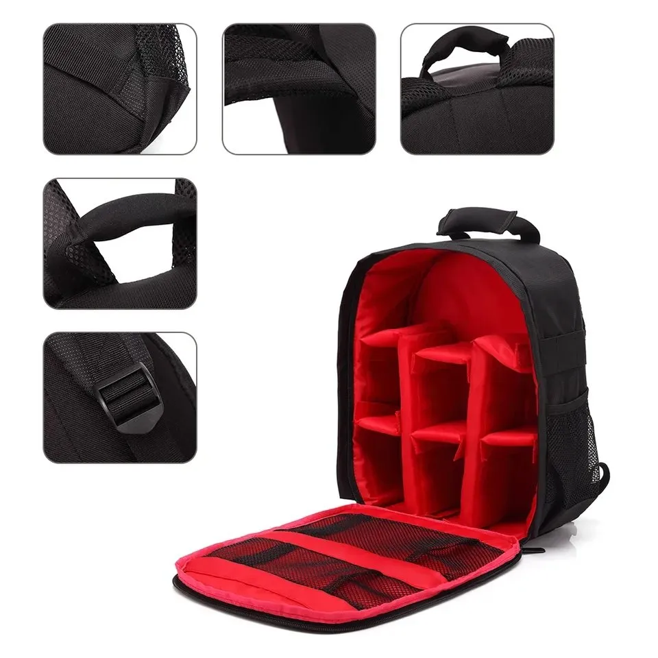 Hridz Waterproof Shockproof SLR DSLR Camera Bag Case Backpack For Photography For Canon For Sony For Nikon