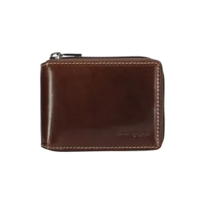 Jekyll & Hide Large Zip Around Wallet With Coin - Mocha