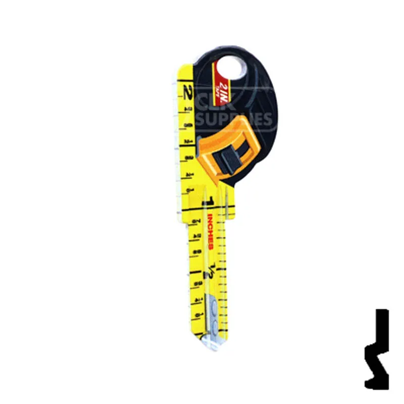 Key Shapes -TAPE MEASURE- Schlage SC1 Key