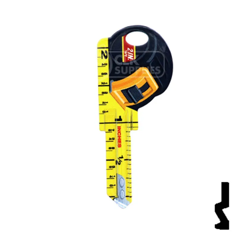 Key Shapes -TAPE MEASURE- Schlage SC1 Key