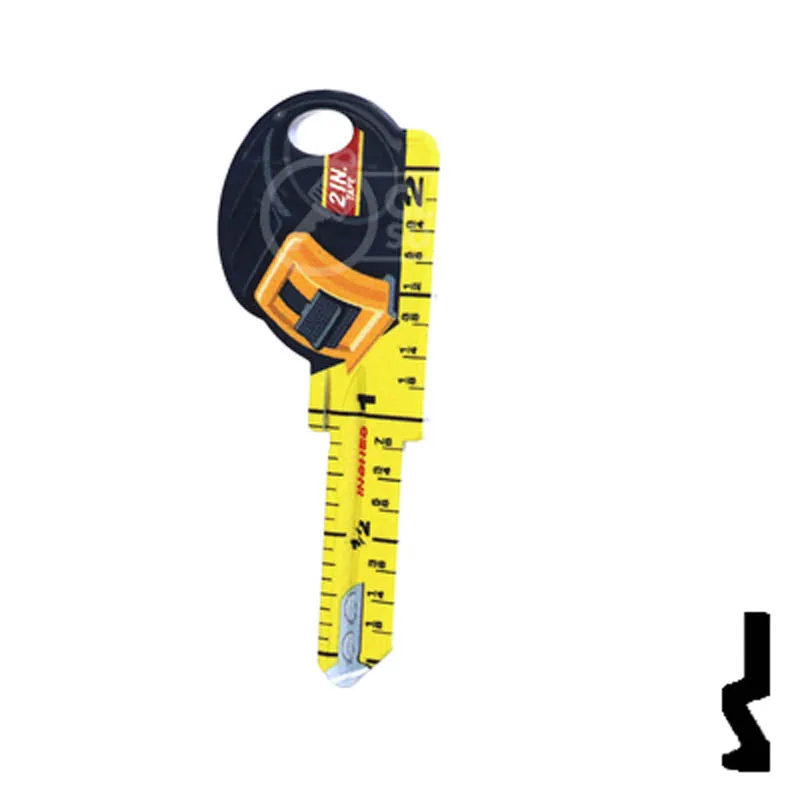 Key Shapes -TAPE MEASURE- Schlage SC1 Key