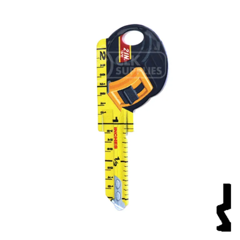 Key Shapes -TAPE MEASURE- Schlage SC1 Key