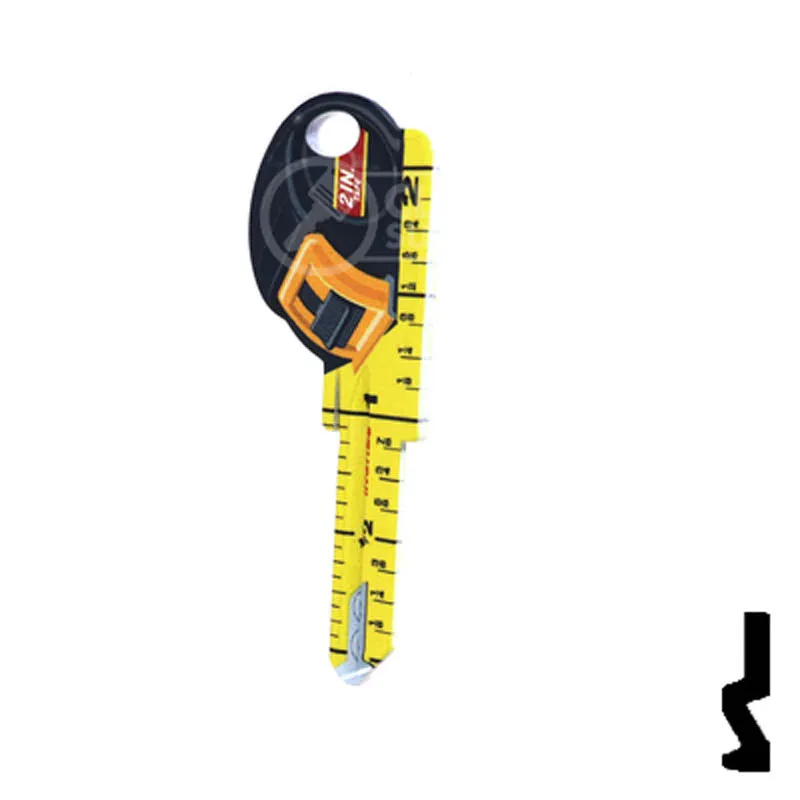 Key Shapes -TAPE MEASURE- Schlage SC1 Key