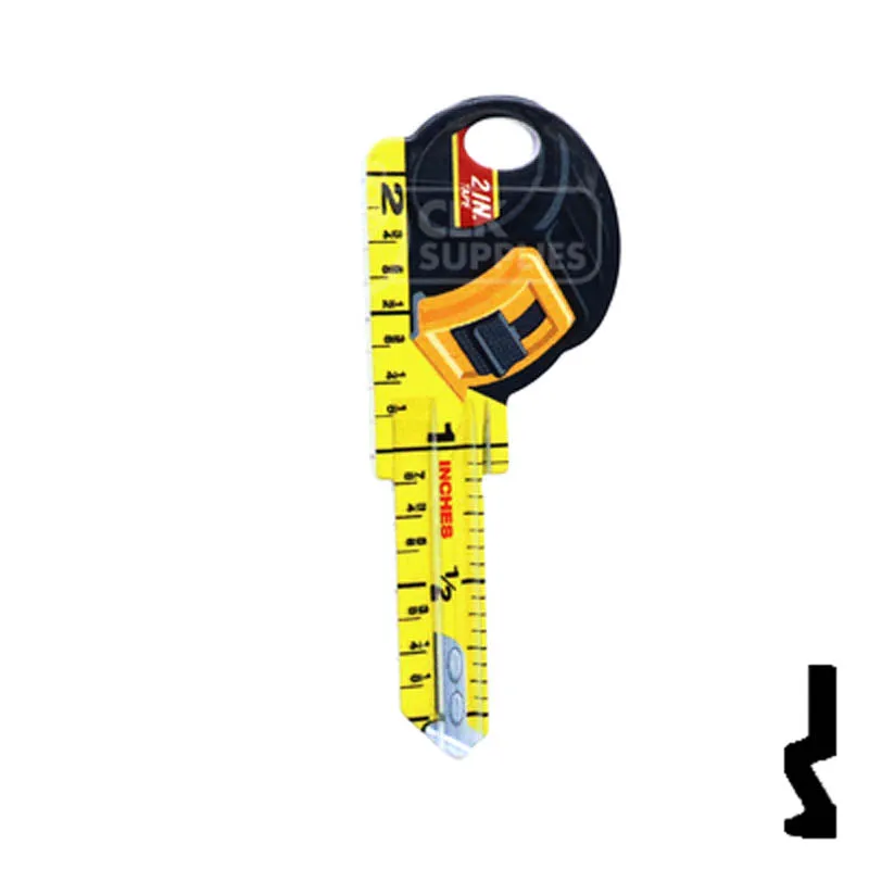 Key Shapes -TAPE MEASURE- Schlage SC1 Key