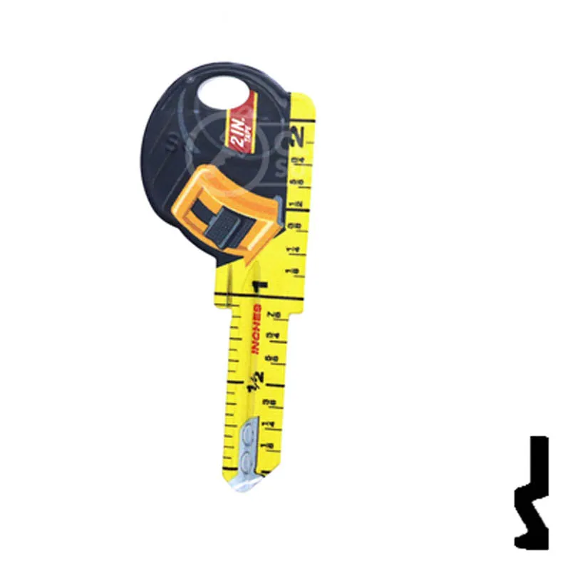 Key Shapes -TAPE MEASURE- Schlage SC1 Key