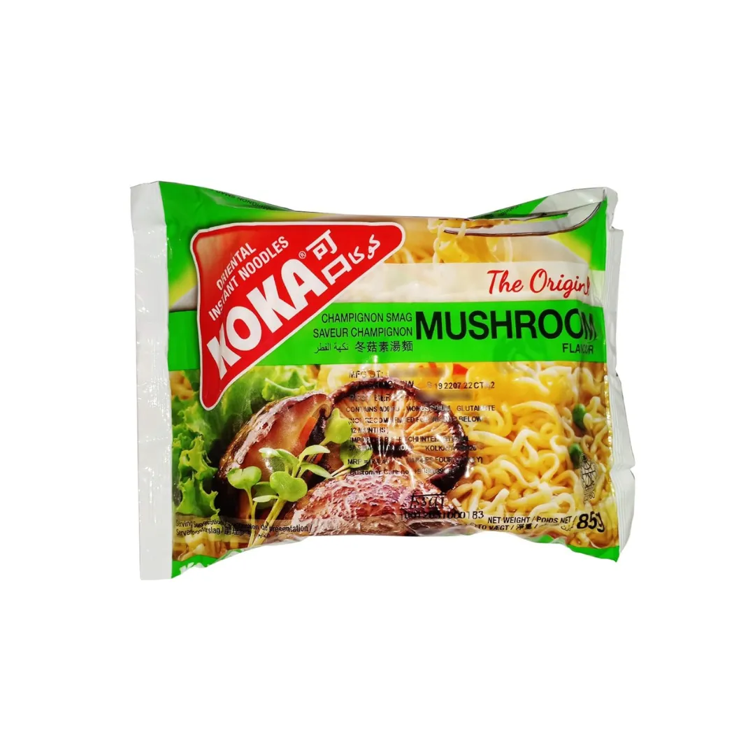 KOKA Original Mushroom Noodles 85g (Pack of 14) – Savory & Convenient