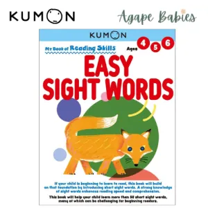 Kumon My Book of Reading Skills: Easy Sight Words