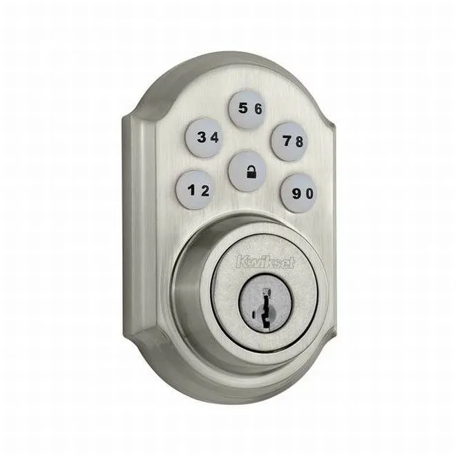 Kwikset 909 Smartcode Touchpad Electronic Deadbolt SmartKey with RCAL Latch and RCS Strike