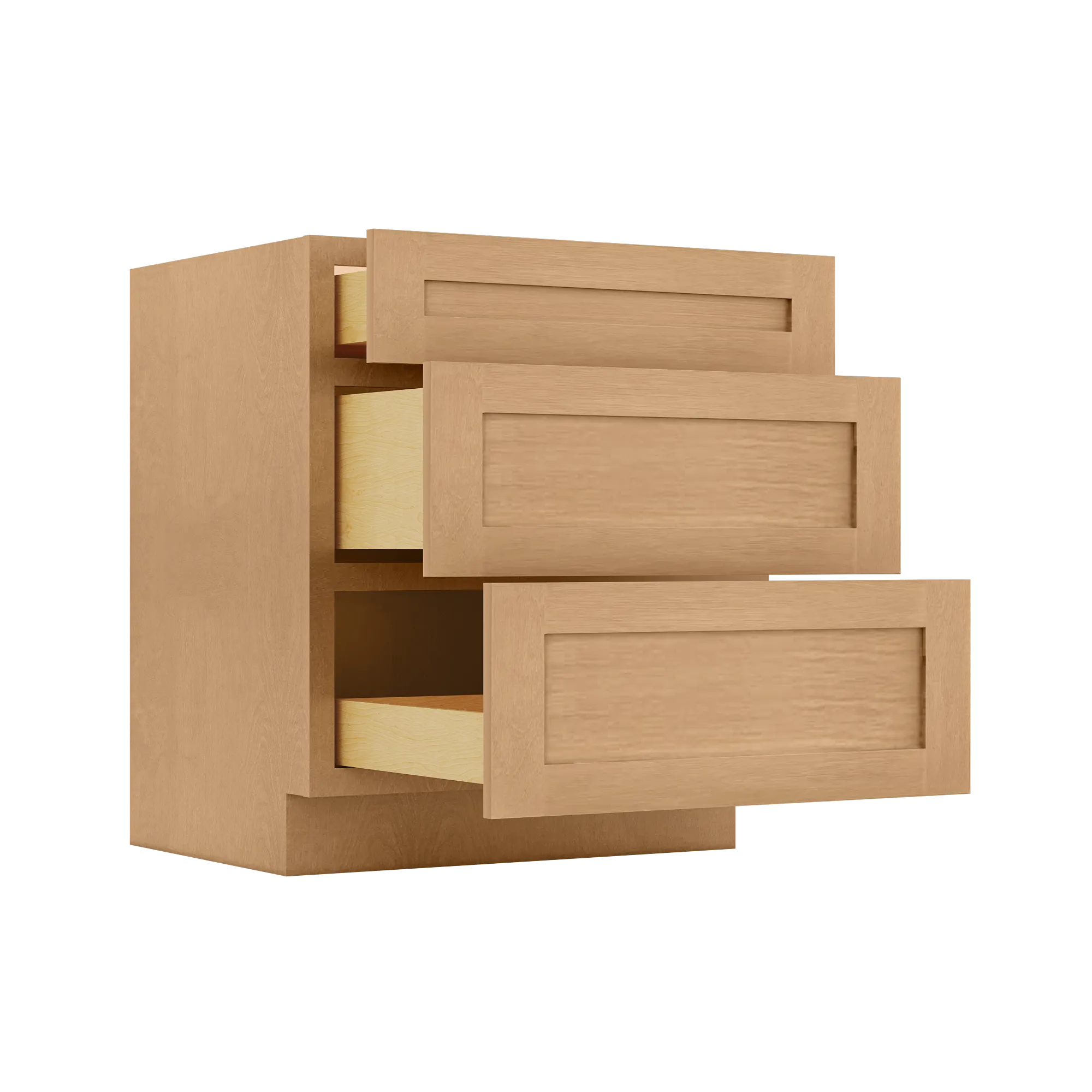 Linen Range Base Kitchen Cabinet LRB30 Shaker Toffee 30 in. width 34.5 in. height 24 in. depth