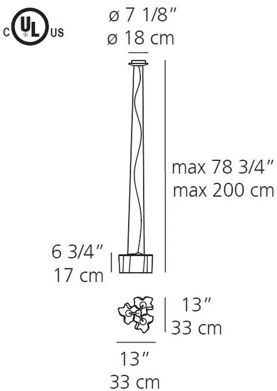 Logico Triple Nested Suspension Light