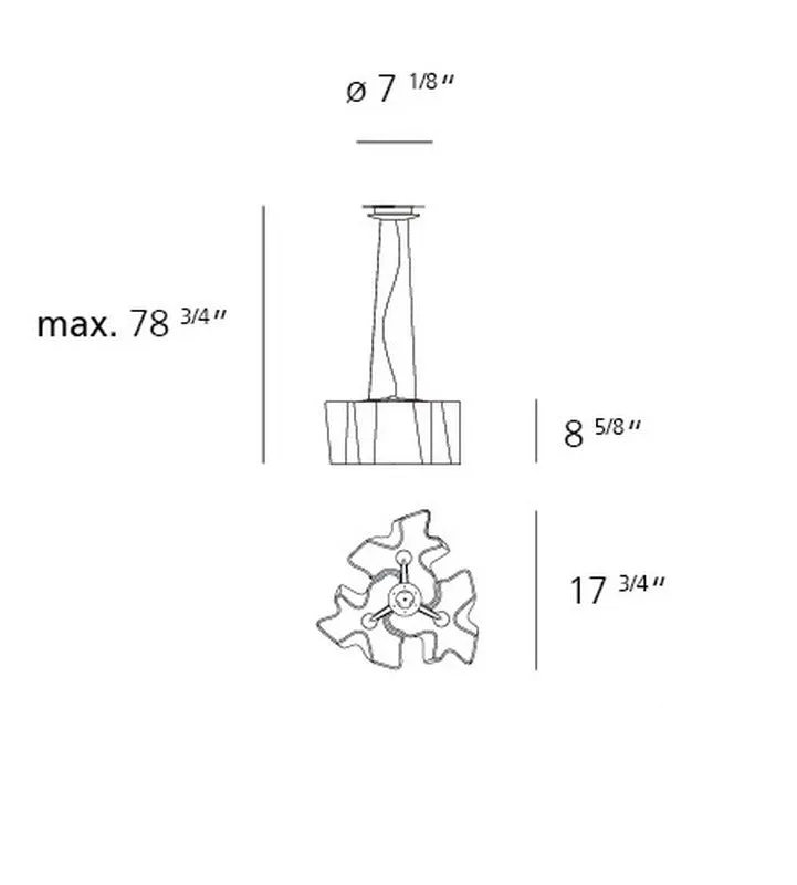 Logico Triple Nested Suspension Light