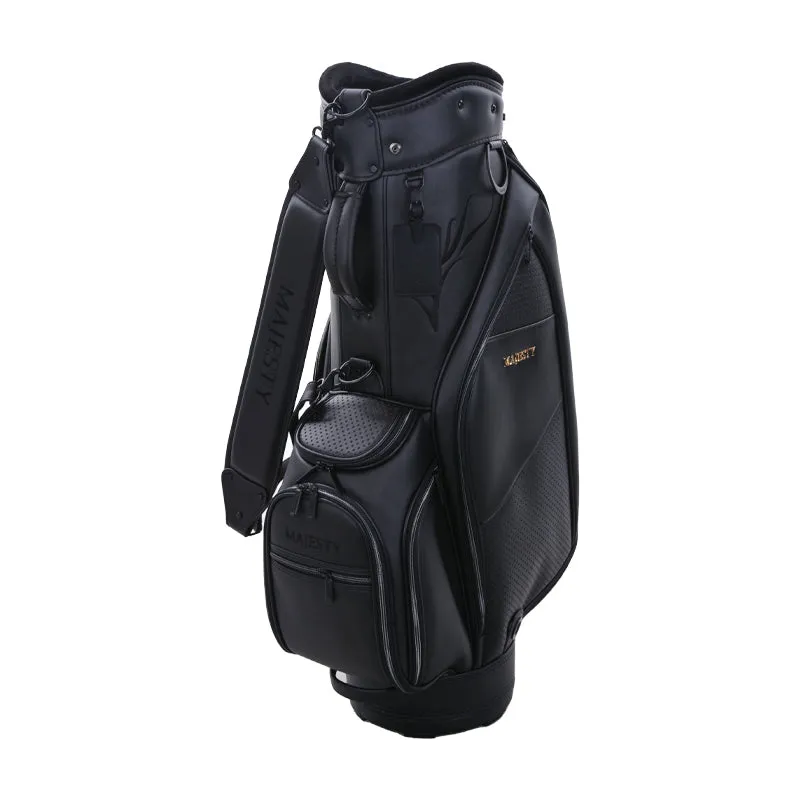 MAJESTY Premium Line Silver Logo 9" Caddie Bag (Black)