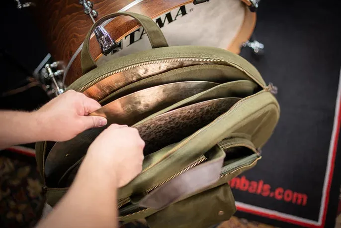 MEINL Waxed Canvas Backpack Cymbal Bag - VINTAGE KHAKI