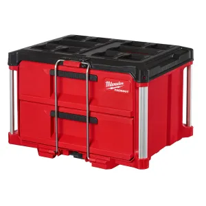 Milwaukee 48-22-8442 PACKOUT 2 Drawer Durable Tool Box w/ 50lbs Capacity