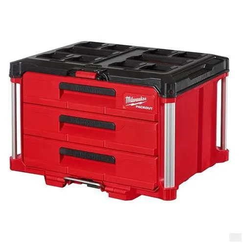 MILWAUKEE PACKOUT 3-Drawer Tool Box [48-22-8443]