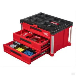 MILWAUKEE PACKOUT 3-Drawer Tool Box [48-22-8443]