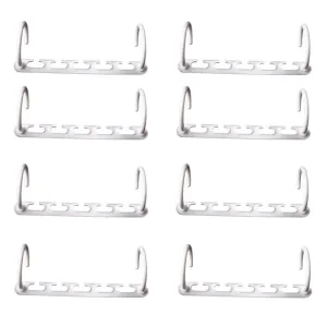 Multifunctional Space Saver 8-Pack Clothes Hangers