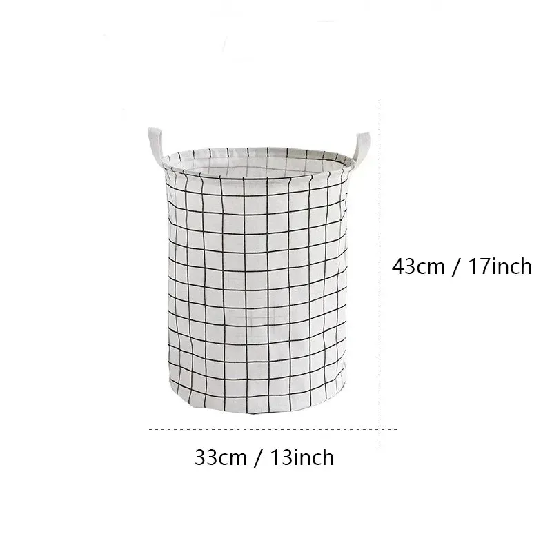 OXFORD FOLDABLE LAUNDRY BASKET