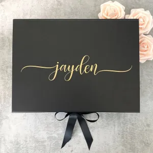 Personalized Luxury Gift Box - Black