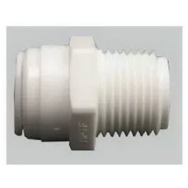 PEX Pipe Fitting, Quick Connect Adapter, 1/2 OD x 1/2-In. MPT